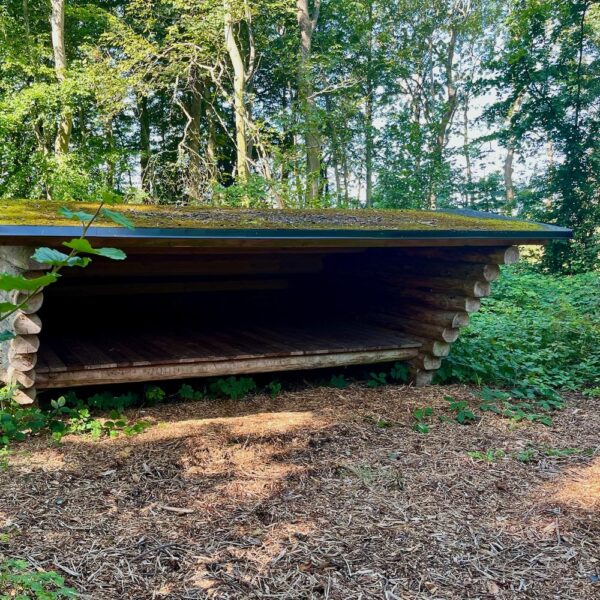 designkayaks shelter academy overnatning - billede af tomt shelter i camp'en