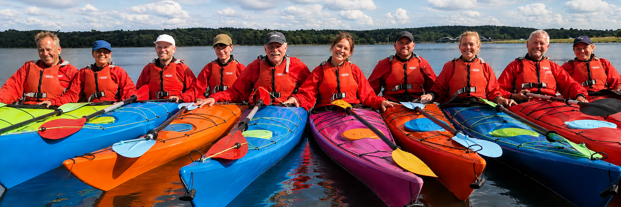 Glade kajakkursister i DesignKayaks